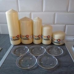 Pillar Candles & Glass Candle Holders