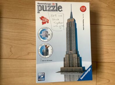 Jigsaw 3D Empire State Building Ravensburger