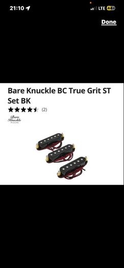 Bare Knuckle Boot Camp BC True Grit ST Set Single Coil fender Stratocaster pickups Set neck middle bridge electric guitar parts accessories