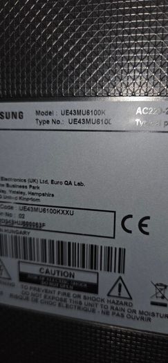 4K Smart TV 43' Samsung