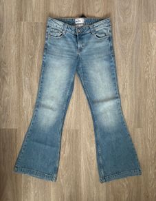 NEW Blue High Rise Flare Rota Ora Jeans: Size 10