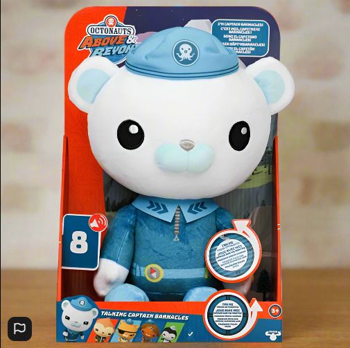 Octonauts Above & Beyond Sound Effects Plush Captain Barnacles Toy