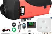 12V 2KW Diesel Air Heater Diesel heater Parking heater Air Diesel heater with Silencer, 10L tank, LCD switch for cars, buses, RVs, trucks, vehicles, shed, storage caravan camper etc