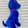 Miniso Life Sitting Cat Blue Plush Stuffed Animal approx. 28 cm. Please see photos Image 5