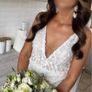wedding dress and veil Image 4