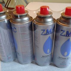 4 Butane Canisters 227g For Camping Etc.. (new).