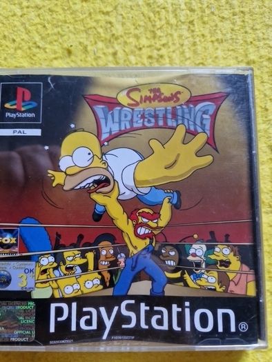 The Simpsons Wrestling PlayStation1 Ps1 PlayStation2 Ps2 games Original