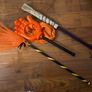 Halloween Witch brooms and monster hand Image 2