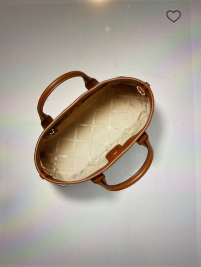 New Michael kors Tan/white handbag