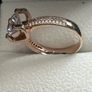 Sterling silver Promise ring rose gold plated brand new with box Image 4