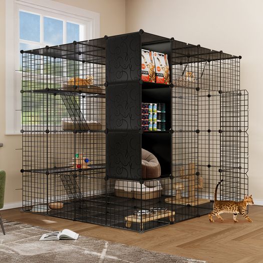 Metal Portable Cat Cage