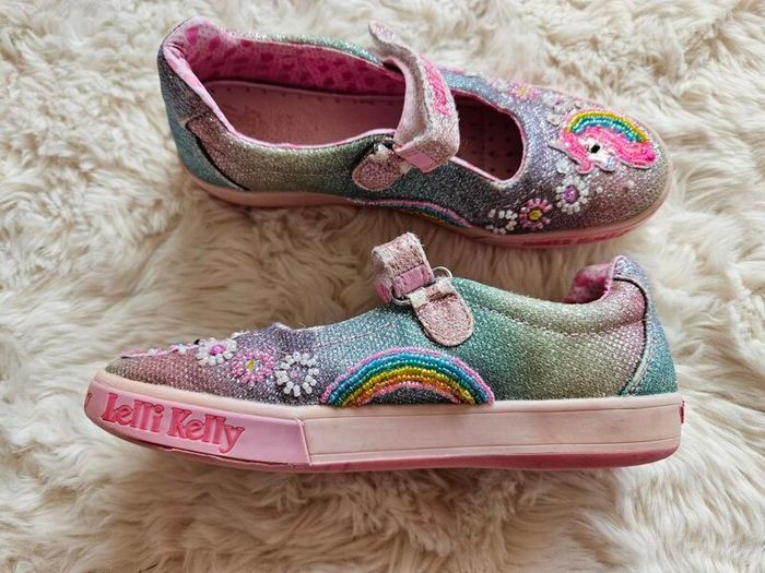 Lelli Kelly Rainbow Unicorn Dolly Shoes EU 33