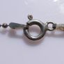 Vintage High Quality  Sterling Silver 925 Bead Necklace  length 20" - 3,62g Image 6