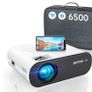 BRAND NEW Projectors WiFi Bluetooth Mini Portable Projector 4k Full HD Video Projector 1080P Beamer Mirroring FOR HomeTheater Image 2