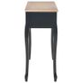 Dressing Console Table with 3 Drawers Black Image 5