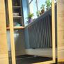 LED Bathroom Mirror 50x70cm Touch Switch Makeup Cosmetic Illuminated Bright Light Cold Warm Light Color Image 2