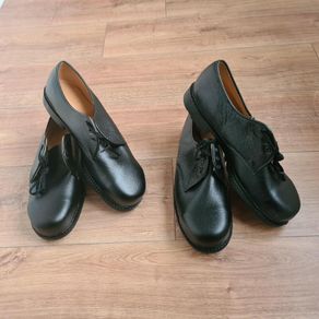 Safety Shoes, 2 Pairs, Black, Steel Cap, Size 11/46 (New)