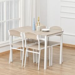 5Pcs Wooden Dining Set