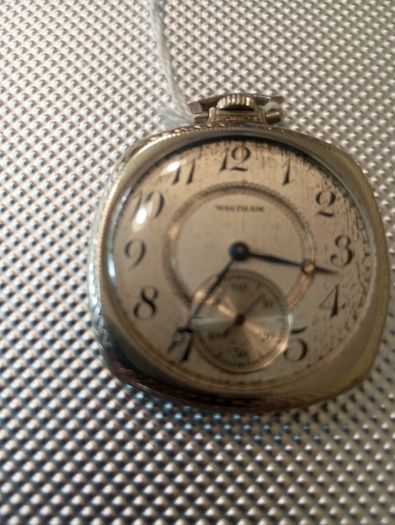 14kt solid gold Waltham pocket watch rare 1930s bird case
