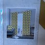 BN HARRY CORRY Chevron yellow ochre curtains x2 Image 4