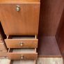 Mid-century mirrored wardrobe with drawers Image 3