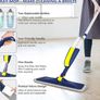 Microfiber Floor Mop Dry Wet Mop with 2 Refillable Bottles and 4 Washable Pads 360 Degree Rotatable Cleaning Mop for Home Kitchen Hardwood Laminate Wood Tiles (FREE POSTAGE) Image 4