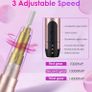 Electric Nail Files, Cordless Rechargeable Electric Nail Drill Electric Nail Files Professional, 11 in 1 Electric Nail File Manicure Pedicure Kit Nail Drill for Acrylic Nails, Gel Nails (FREE POSTAGE) Image 5