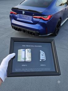 Gift 3D money frame art decor
