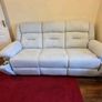 3+2 Montana Grey & Beige Fabric Recliner Sofa Set Image 3