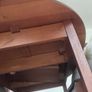 Vintage Mid Century Extendable Oval Dining Table with 4 Chairs Image 2