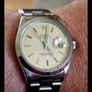 rolex oyster perpetual date lemon dial 34MM Image 2