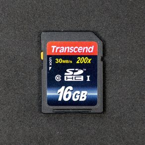 16GB Transcend SD Card Class 10 SDHC UHS-I Cameras DSLR Photography Video Memory