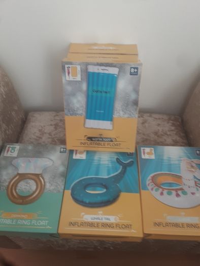 Pool/Summer Inflatable Diamond Ring, Lama, Flat LiLow or Whale Tail .. 5.00each or 3 for 12.00euro
