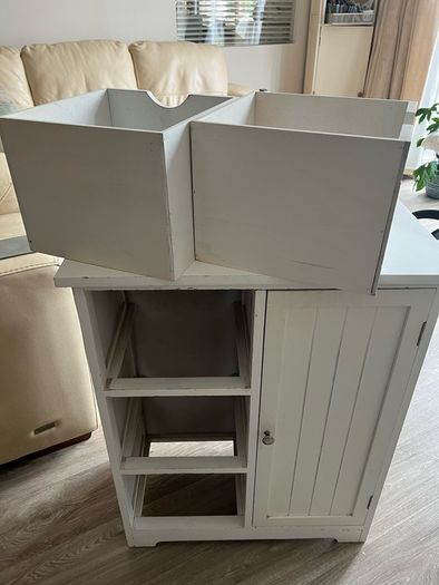 White Storage Unit Drawers