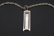 925 Vintage Sterling Silver Scottish Goldcraft Signed Modernist Necklace
