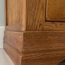 Pair of Rustic 3-Drawer Solid Oak Bedside Tables/Lockers Image 4