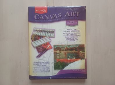 Reeves Canvas Art Oil Paint Set NEW