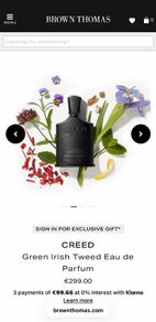 CREED Green Irish Tweed 100ml niche parfum