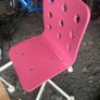 pink kids desk chair Image 2