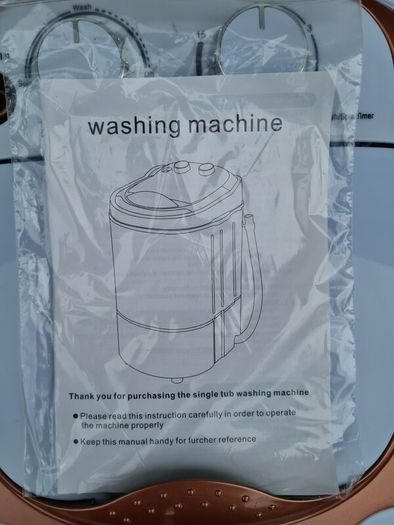2 In 1 Portable Mini Washing Machine Fully Automatic Compact Washer Spin Dryer