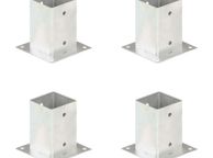 main image for ad Post Anchors 4 pcs Galvanised Metal 91 mm