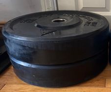 2 x 25KG Olympic Bumper Plates