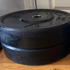 2 x 25KG Olympic Bumper Plates