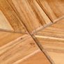 Coffee Table 3 pcs Solid Acacia Wood Image 2
