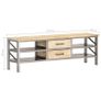 TV Cabinet 120x30x40 cm Solid Mango Wood Image 8