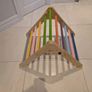 Indoor wooden climbing set Image 3