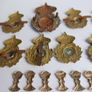 Vintage Collection of Irish regiments cap and collar badges Image 7