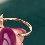 9ct Gold Garnet Ring New Old Stock 2007, Size M Image 3