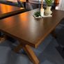 Solid Oak Dining Table, Like New Image 2