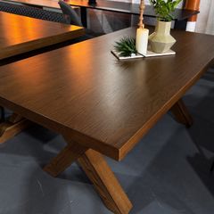 Chestnut Oak Dining Table, Like New